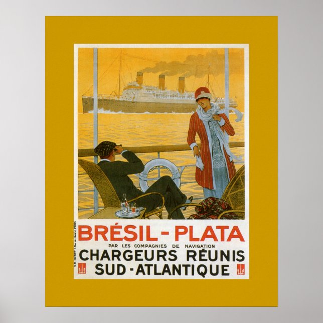 Pôster Bresil - Plata (Frente)