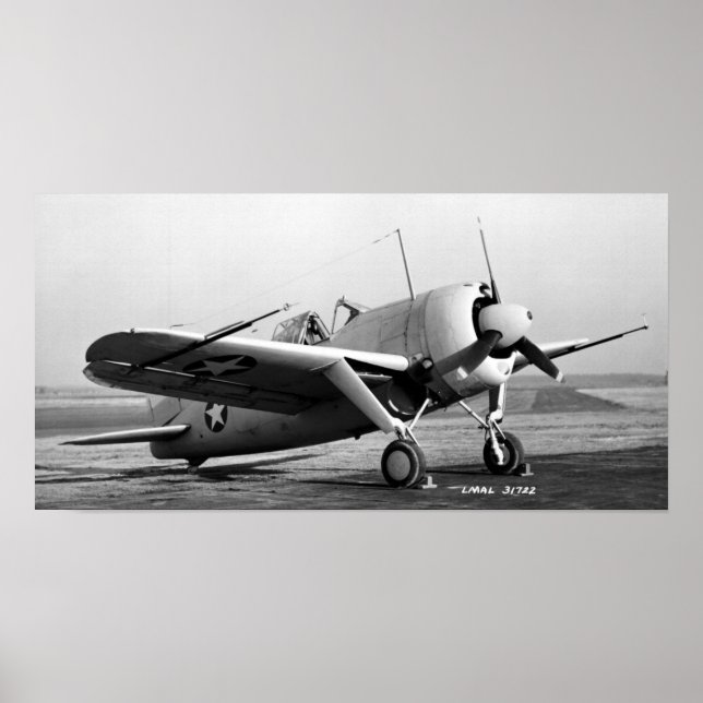 Poster Brewster Buffalo F2A-2 (Frente)