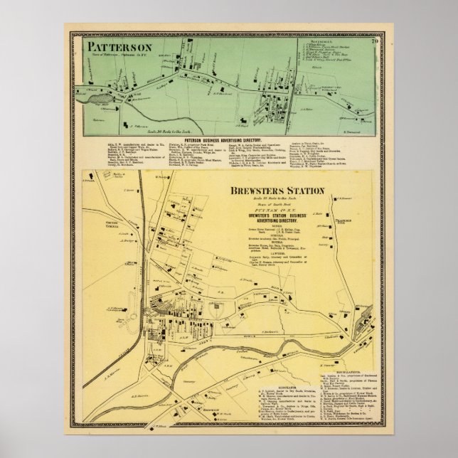 Poster Brewsters Sta, Patterson (Frente)