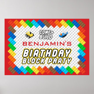 Poster Brick Party Block Party 2010 - Brick Party Build T