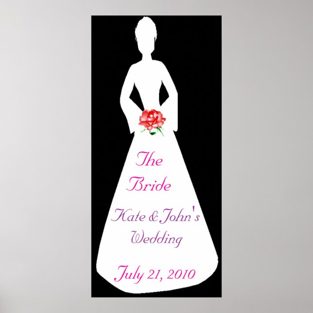 Poster Bridal Silhouette I The Bride (Frente)