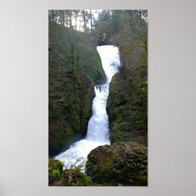 Poster Bridal Veil Falls, Oregon (Frente)