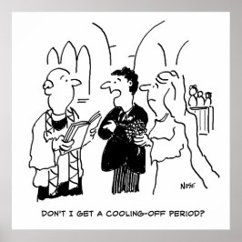 Poster Bridegroom quer um período de resfriamento engraça