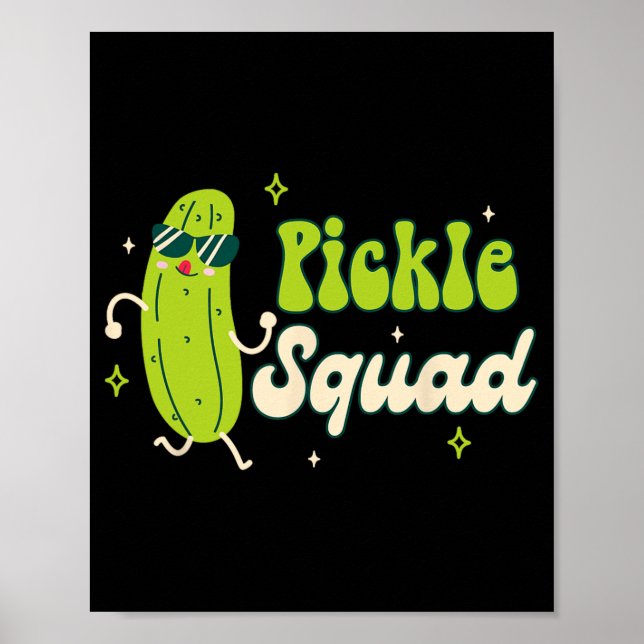 Poster Bridesmaid Node Babe Pickle Lover Bachelorette Pi (Frente)