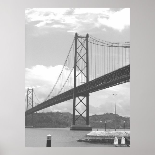 Pôster Bridge Across Tejo River (Frente)