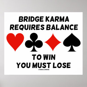 Poster Bridge Karma Requer Equilíbrio Para Ganhar Você De