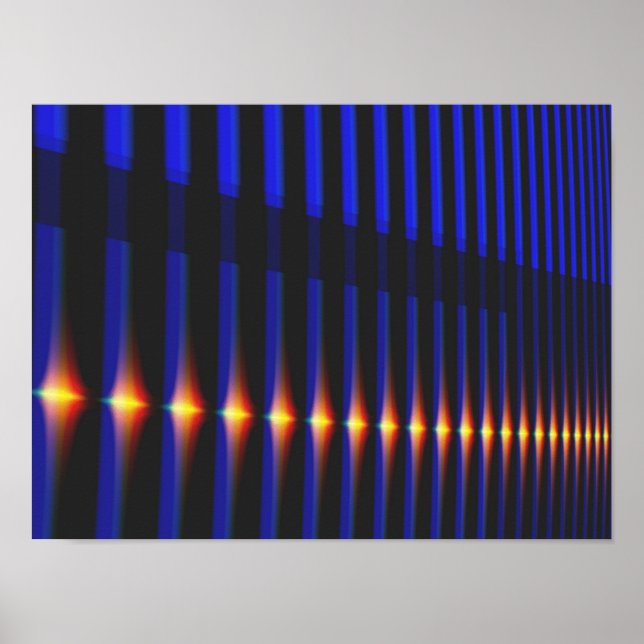 Pôster Bridge Legal Abstrato de Belas Artes Fractais (Frente)