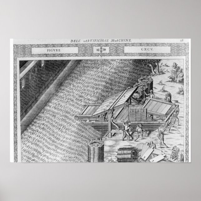 Pôster Bridge made in the shape of a boat (Frente)