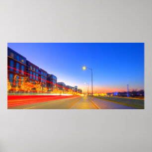 Poster Bridge Park Durante o Natal, Dublin, Ohio