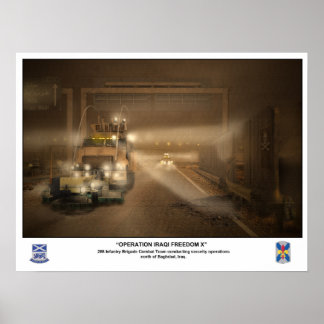 Pôster Brigada de Infantaria 256 no Iraque