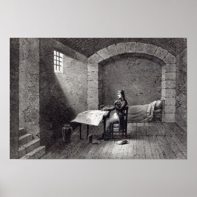 Pôster Brigadeiro-General Bonaparte na prisão (Frente)