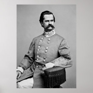 Poster Brigadeiro-General Richard L.T. Beale, C.S.A. 1860