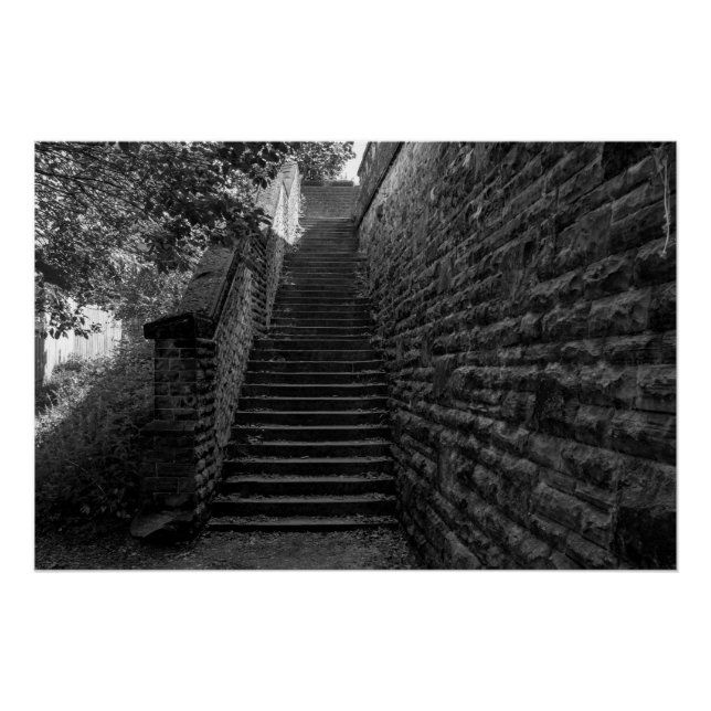 Pôster Brighouse Steps - West Yorkshire (Frente)