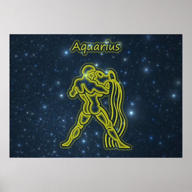 Poster Bright Aquarius (Frente)