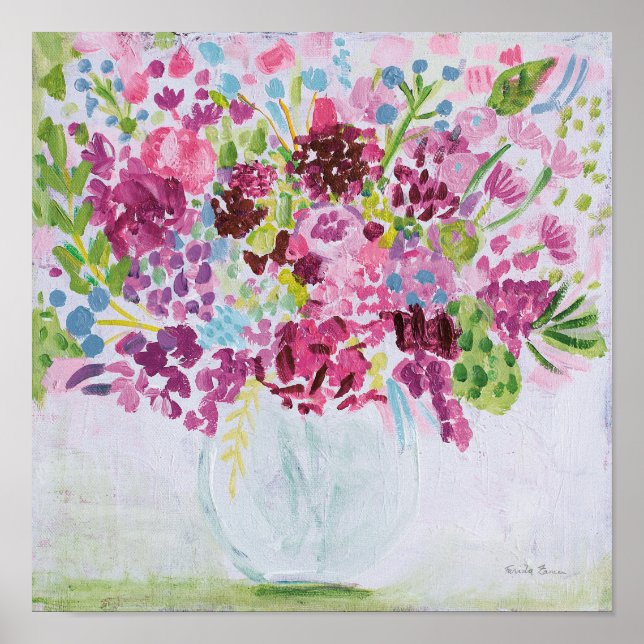 Poster Bright Flower Bouquet (Frente)