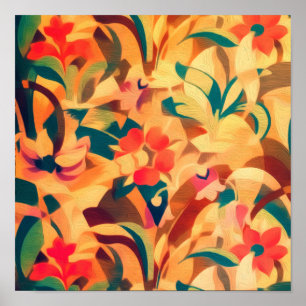 Poster Bright Light Floral Botanical Garden Fine Art