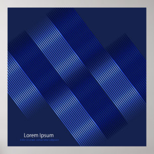 Poster bright modern background, geomeric objects from co