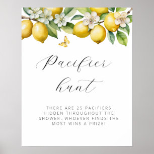 Poster Bright Summer Lemon Chá de fraldas Pacifier Hunt