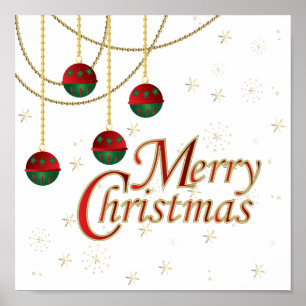 Poster Bright White Feliz Natal