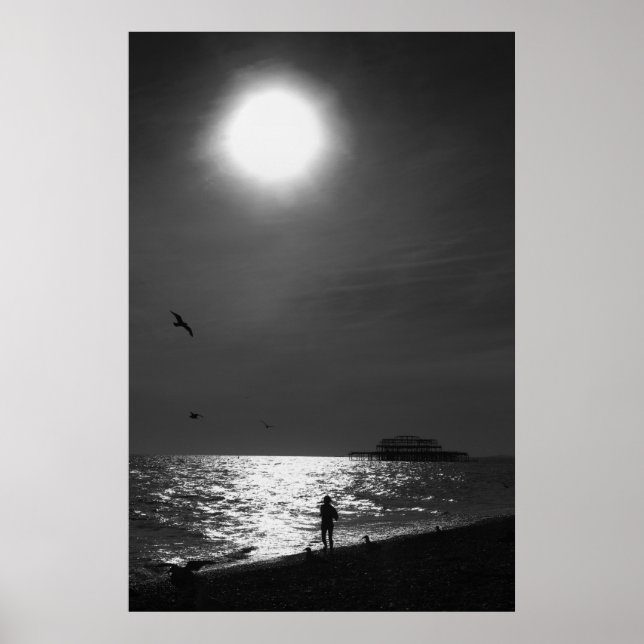 Pôster Brighton Beach England (Frente)