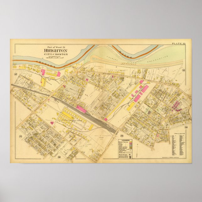 Poster Brighton, Massachusettes 2 (Frente)
