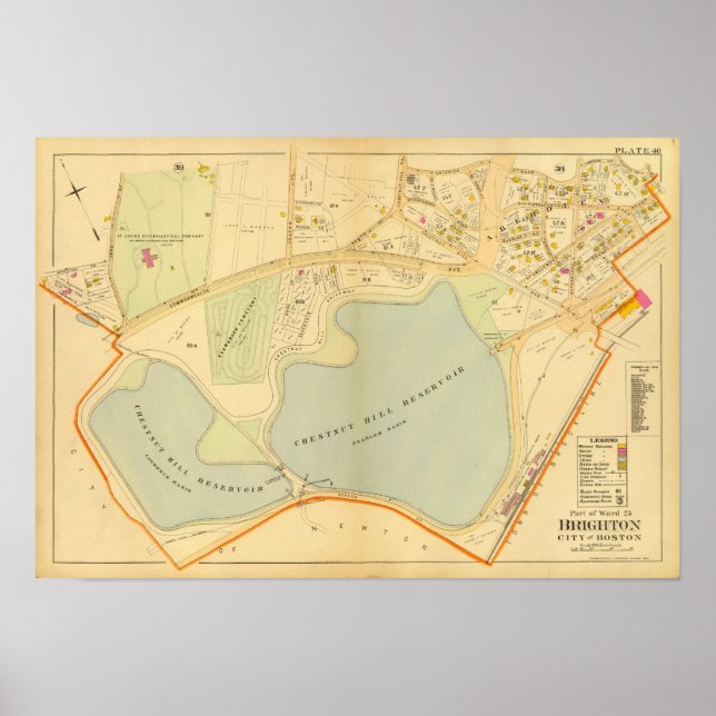 Pôster Brighton, Massachusetts 3 (Frente)