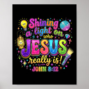Poster Brilhando uma Luz em Quem é Jesus VBS 2026 Férias
