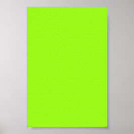 Poster Brilhante Neon Chartreuse - Visão geral em um Post