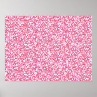 Poster Brilhante Rosa Rosa Impresso