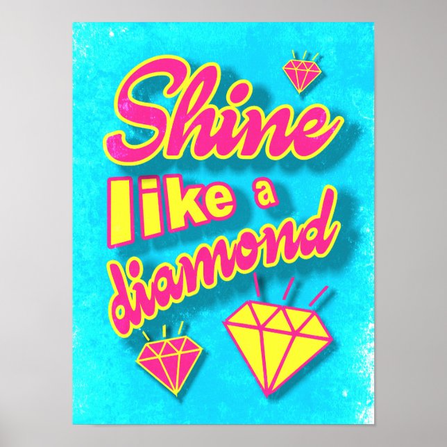 Poster Brilhe Como Um Diamante  (Frente)