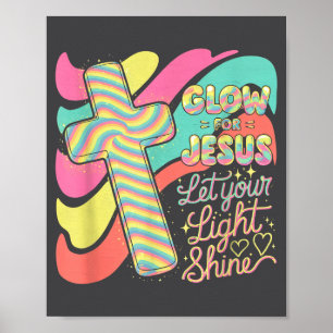 Poster Brilhe Por Jesus Fé Cristã Leão Deus Cristão