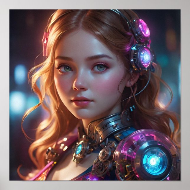 Poster Brilho Colorido (Frente)