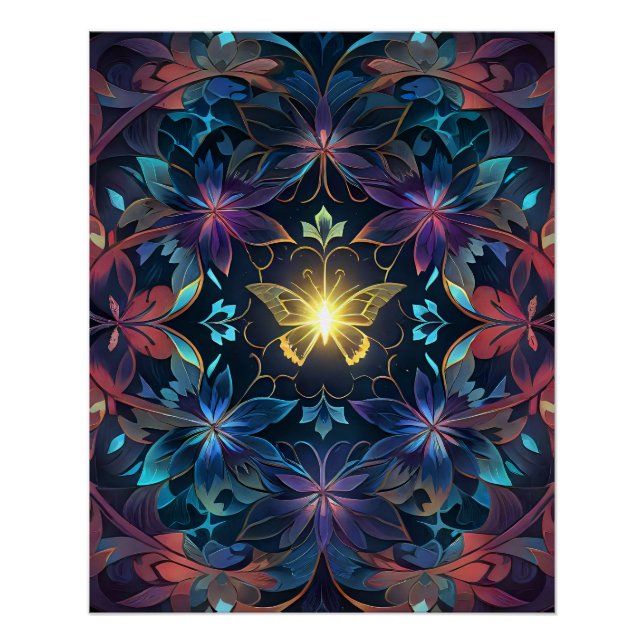 Pôster Brilho da borboleta (Frente)