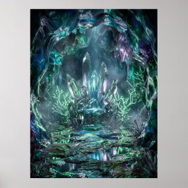 Poster Brilho da Caverna do Trono de Cristal