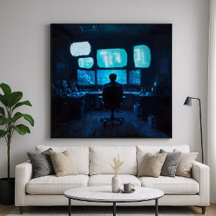 Poster Brilho do computador