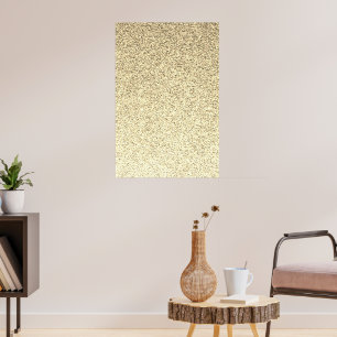 Poster Brilho suave de luz dourada
