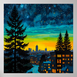 Poster Brilho Urbano