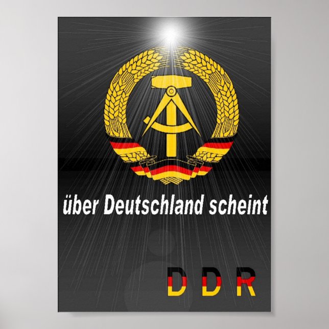 Pôster Brilhos DDR (Frente)