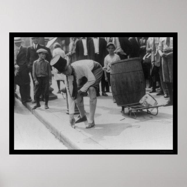 Pôster Brincadeira de início em Washington, DC 1922 (Frente)