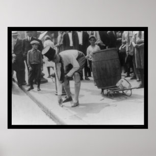 Pôster Brincadeira em Washington, C.C. 1922 da iniciaçã
