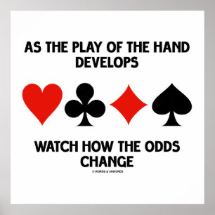 Pôster Brincar Com A Mão Desenvolve Ver Como As Odds Mud