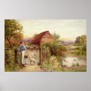 Pôster Bringing Home the Sheep