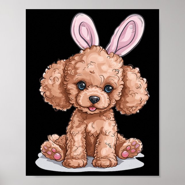 Poster Brinquedo Cachorro Cachorro Felzs pascoa Mulheres  (Frente)