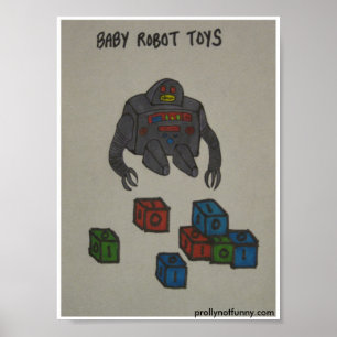 Poster Brinquedos Baby Robot
