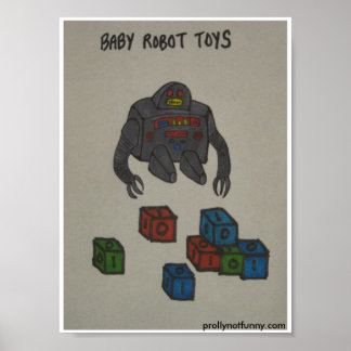 Poster Brinquedos Baby Robot