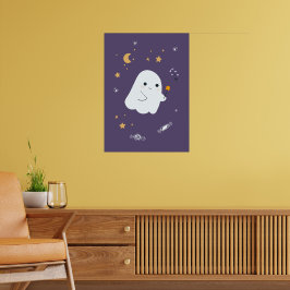 Poster Brinquedos engraçados com vassouras, abóboras e fa