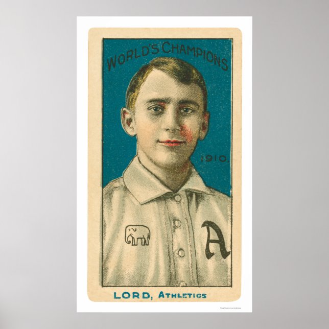 Pôster Bris Lord Baseball 1910 (Frente)