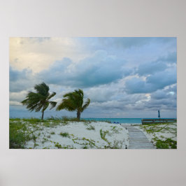 Poster Brisa das Bahamas ao Pôr do Sol, Treasure Cay