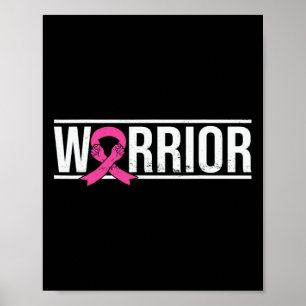 Poster Brisa rosa Fita de Cancer da Mama Luta pelo Guerre