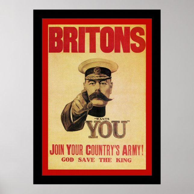 Poster Britânicos, juntem-se ao exército do seu país! (Frente)